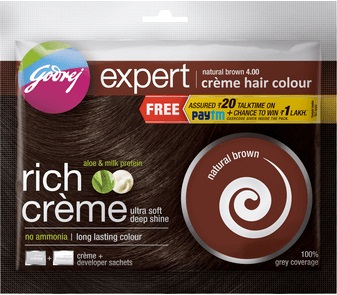 India Desire : Paytm Godrej Expert Offer: Free Rs. 20 Paytm Cash On Buying Godrej Expert Rich Creme Hair Colour 
